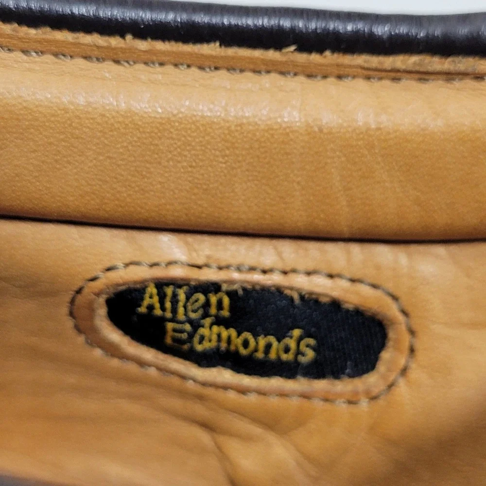 Allen Edmonds Wilbert‎ Brown Leather Cap Toe Oxford Shoes Men's 10.5 D